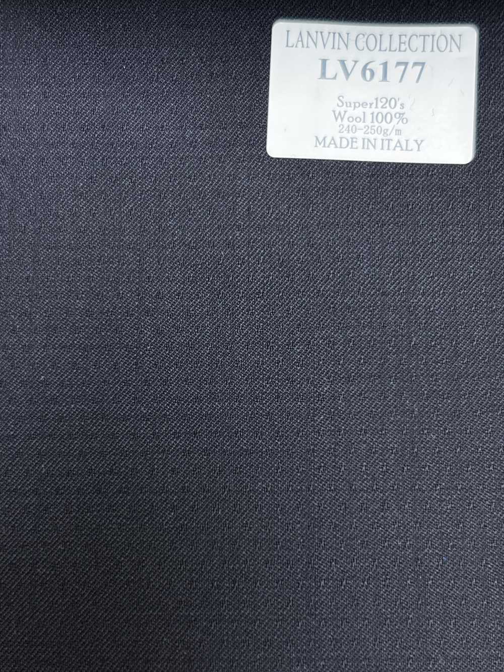 LV6177 LANVIN COLLECTION Super120's 黒 ドット[生地] 細井商事株式会社