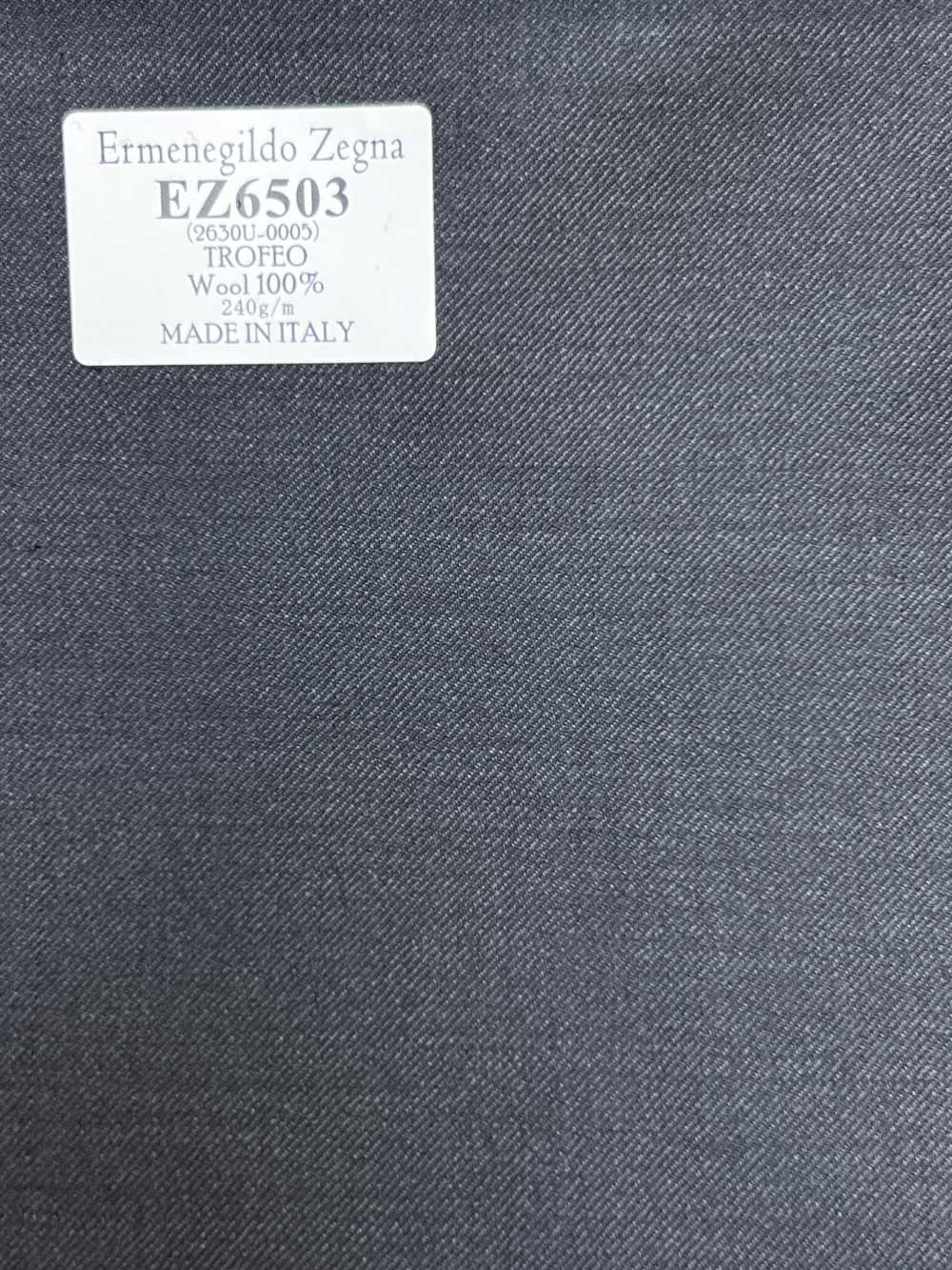 EZ6503 Ermenegildo Zegna TROFEO 濃グレー 無地[生地] 細井商事株式会社