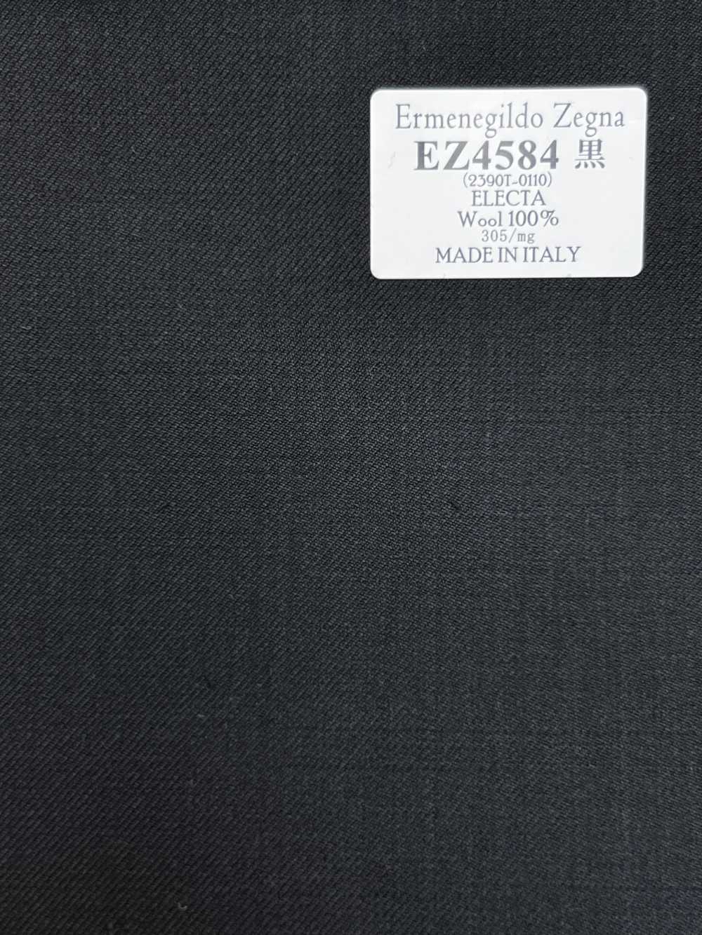 EZ4584 Ermenegildo Zegna ELECTA 黒 無地[生地] 細井商事株式会社