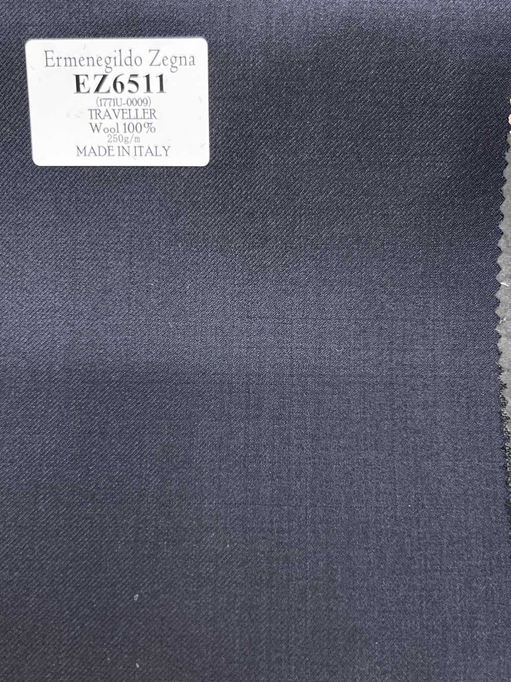 EZ6511 Ermenegildo Zegna TRAVELLER 濃紺 無地[生地] 細井商事株式会社