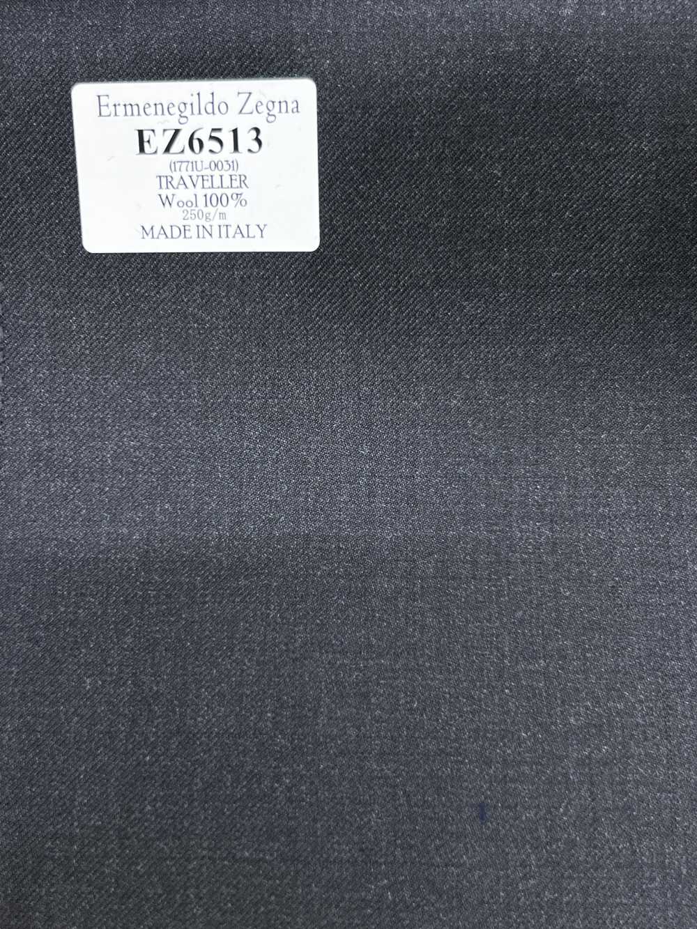 EZ6513 Ermenegildo Zegna TRAVELLER ダークグレー 無地[生地] 細井商事株式会社