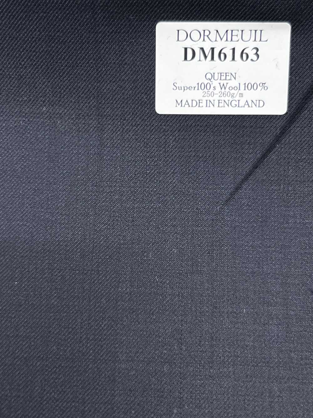 DM6163 DORMEUIL QUEEN Super100's 濃紺 無地[生地] 細井商事株式会社