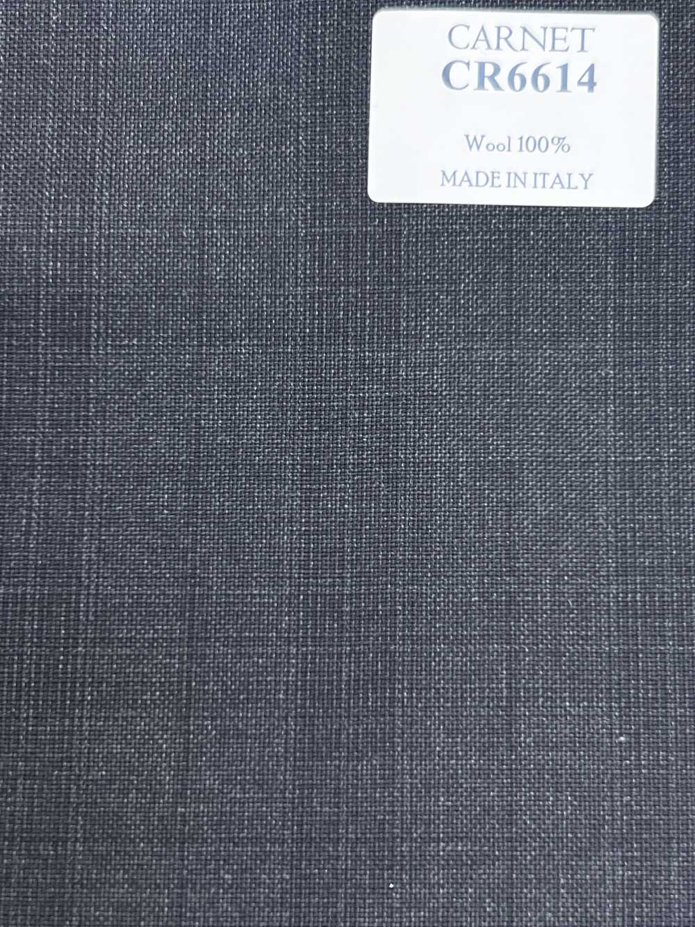 CR6614 CARNET 3PLY ダークグレー チェック[生地] 細井商事株式会社