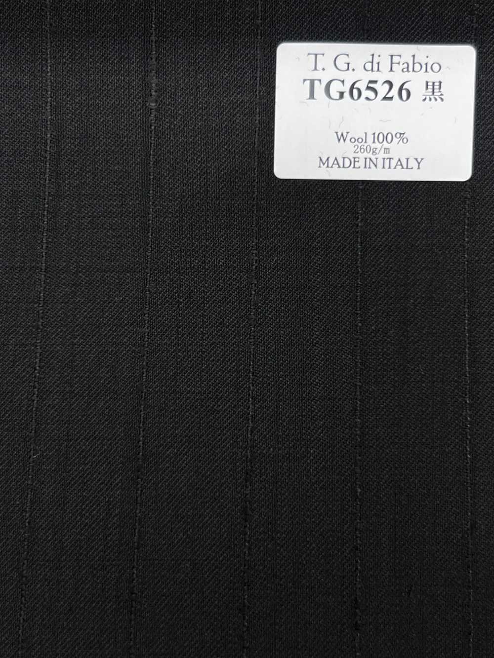 TG6526 T.G di FABIO 黒 ストライプ[生地] 細井商事株式会社