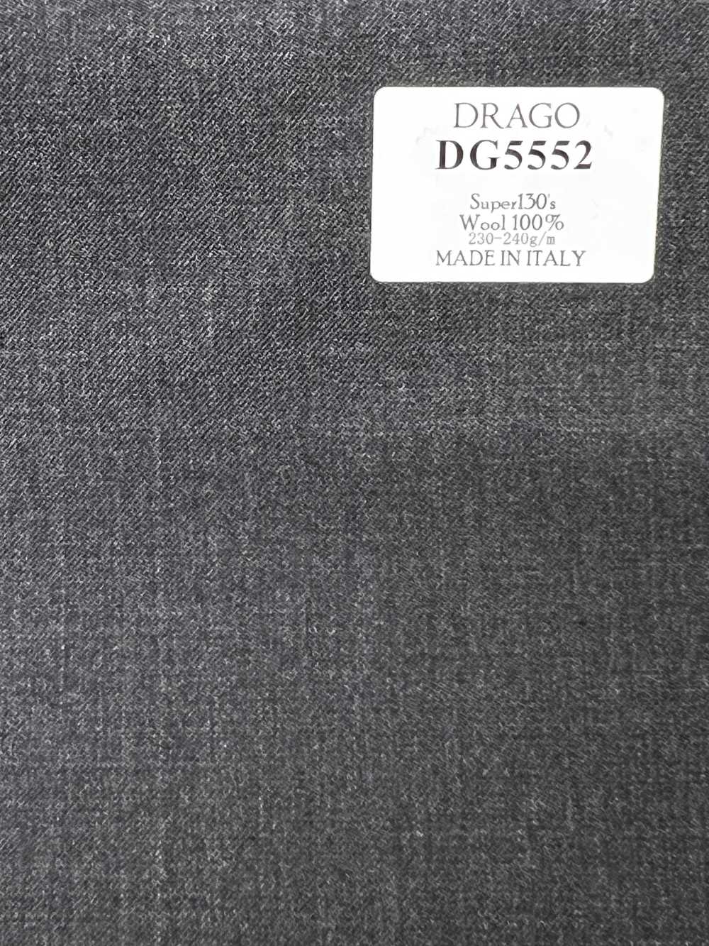 DG5552 DRAGO Super130's グレー 無地[生地] 細井商事株式会社