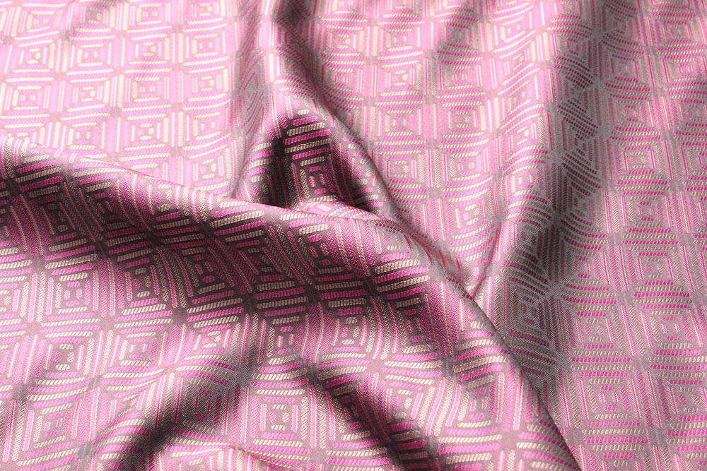 KS1002 【アウトレット】先染キュプラ100%裏地 富士吉田産 曲ごま