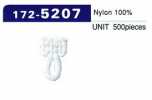 172-5207 ルーパー ウーリーナイロンタイプ 小 (入り数 500) タテ16mm×ヨコ11mm