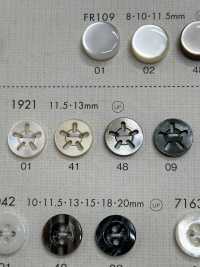 1921 DAIYA BUTTONS 5ツ穴 貝調ポリエステルボタン 大阪プラスチック工業(DAIYA BUTTON) サブ画像