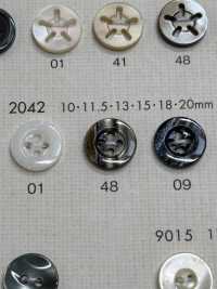2042 DAIYA BUTTONS 貝調ポリエステルボタン 大阪プラスチック工業(DAIYA BUTTON) サブ画像