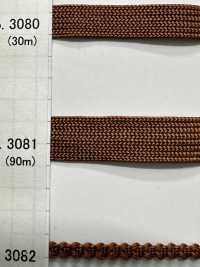 3081 ポリエステル綾竹 (約10MM)[リボン・テープ・コード] ROSE BRAND(丸進) サブ画像