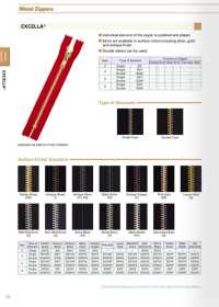 3SGWV3C EXCELLA&#174; ファスナー 3サイズ ブラックニッケル 止 ダブル YKK サブ画像