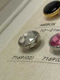 7169 華やか シャツ・ブラウス用 レディース向け アクリルボタン 大阪プラスチック工業(DAIYA BUTTON) サブ画像
