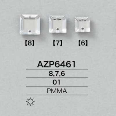 AZP6461 アクリル樹脂製 縫い付けパーツ