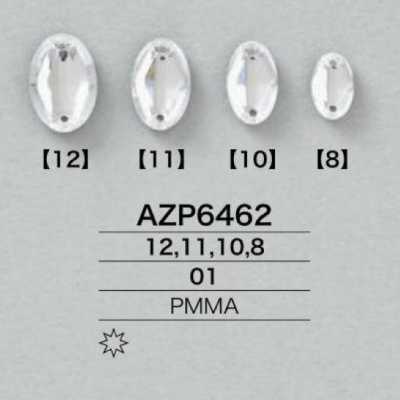 AZP6462 アクリル樹脂製 縫い付けパーツ