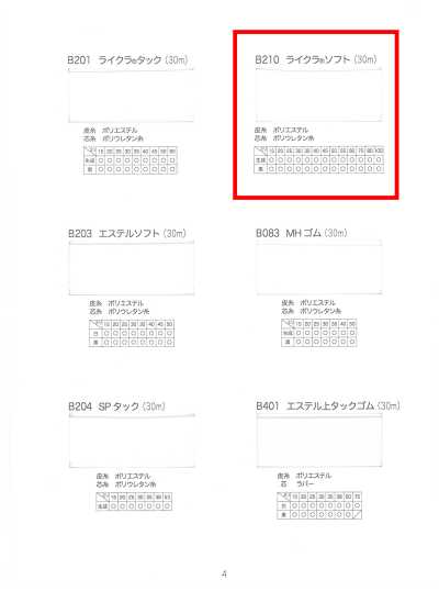 B210 ライクラソフト(30m)