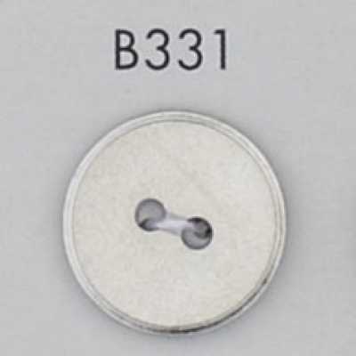B331 ABS樹脂製 メッキ釦