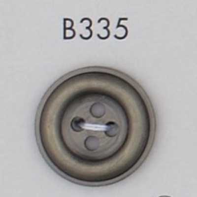 B335 ABS樹脂製 メッキ釦