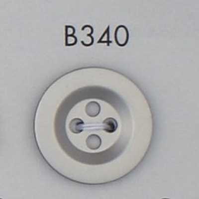 B340 ABS樹脂製 メッキ釦