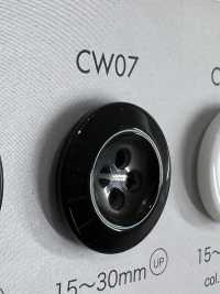 CW07 ポリエステル樹脂製 4つ穴ボタン 大阪プラスチック工業(DAIYA BUTTON) サブ画像