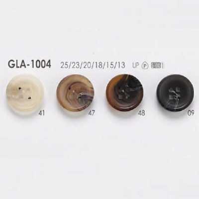 GLA1004 ポリエステル樹脂製 表穴4つ穴ボタン