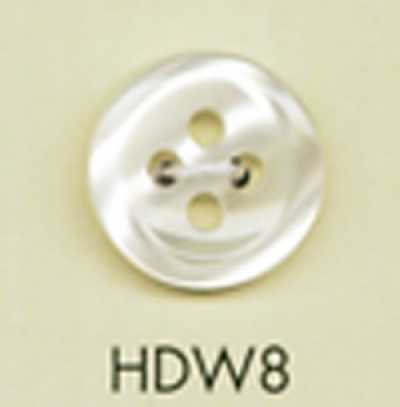 HDW8 DAIYA BUTTONS 耐衝撃HYPER DURABLE""シリーズ 貝調ポリエステルボタン""