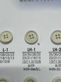 LH1 シャツからコートまで 黒色&染色用ボタン アイリス サブ画像