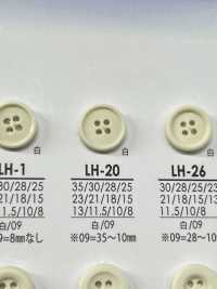 LH20 シャツからコートまで 黒色&染色用ボタン アイリス サブ画像