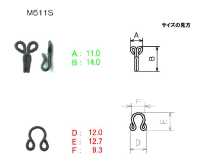 M511S 雅ホック ストッパータイプ 大 ヒバリ サブ画像