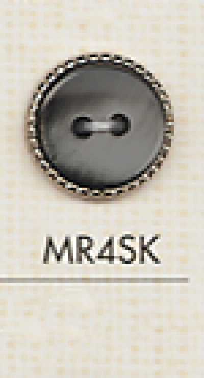 MR4SK 上品 シャツ用 2つ穴 プラスチックボタン