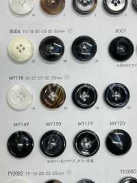 MY120 ポリエステル樹脂製 ボタン 大阪プラスチック工業(DAIYA BUTTON) サブ画像