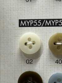 MYP55 シンプル 艶有り 4つ穴 ボタン 大阪プラスチック工業(DAIYA BUTTON) サブ画像