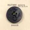 NUT990 天然素材 ナット 4つ穴 ボタン イカリ