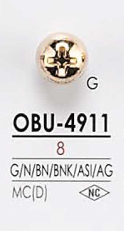 OBU4911 ネジモチーフ メタルボタン