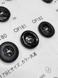 OP181 ポリエステル樹脂製 4つ穴ボタン 大阪プラスチック工業(DAIYA BUTTON) サブ画像