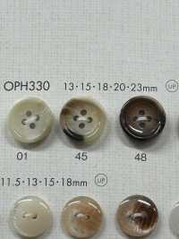 OPH330 ポリエステル樹脂製 4つ穴ボタン 大阪プラスチック工業(DAIYA BUTTON) サブ画像