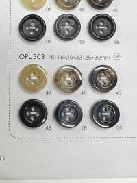 OPU303 ユリア樹脂製 4つ穴 ボタン 大阪プラスチック工業(DAIYA BUTTON) サブ画像