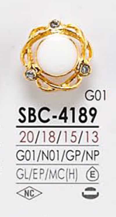 SBC4189 染色用 メタルボタン