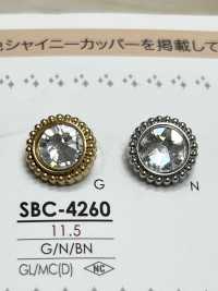 SBC4260 クリスタルストーン ボタン アイリス サブ画像