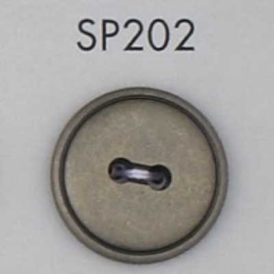 SP202 ABS樹脂製 メッキ釦