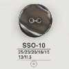 SSO10 貝全般製 表穴2つ穴ボタン