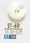 ST60 高瀬貝製 表穴2つ穴ボタン