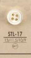 STL17 天然素材 厚型 4つ穴 貝 シェル ボタン