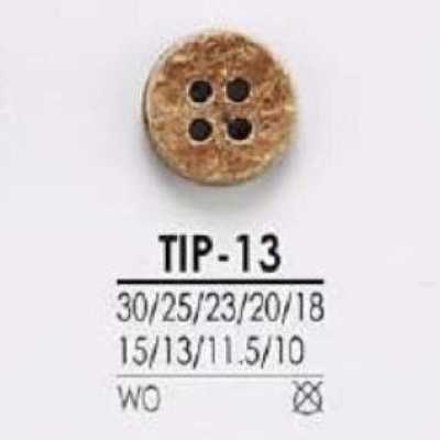 TIP13 木製 表穴4つ穴ボタン