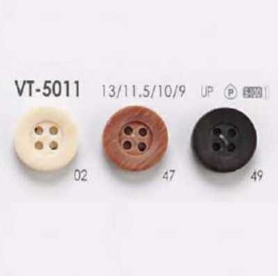 VT5011 ポリエステル樹脂製 表穴4つ穴ボタン