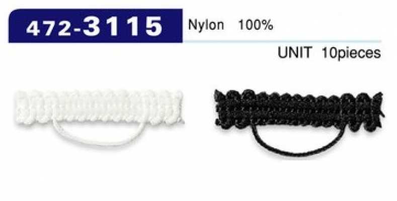 472-3115 ルーパー 組み紐タイプ 横長 30mm (入り数 10)