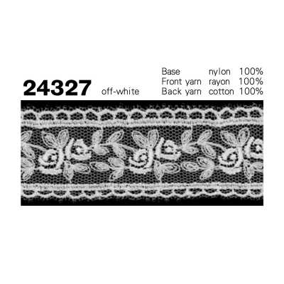 24327 細幅チュールレース
