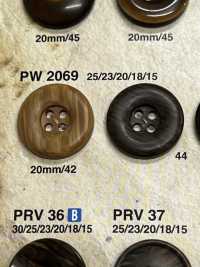 PW2069 木目調ボタン アイリス サブ画像