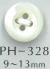 PH328 4穴丸エッジ貝ボタン