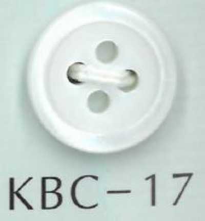 KBC-17 BIANCO SHELL4穴17型貝ボタン