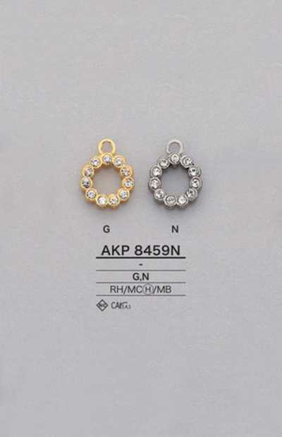 AKP8459N ラインストーン ファスナーポイント(引き手)